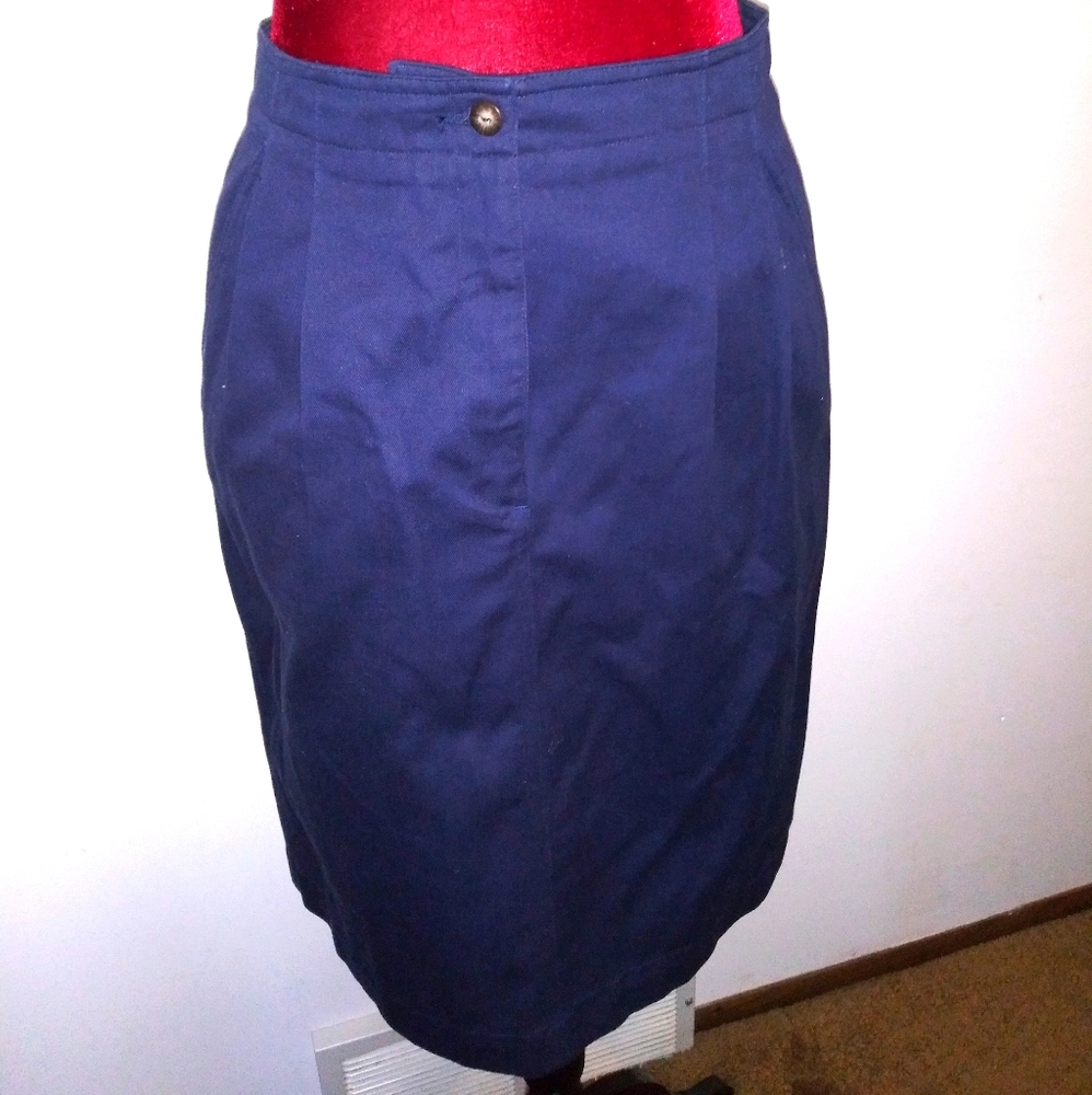 🏖 Lizsport Blue Skirt Sz 10